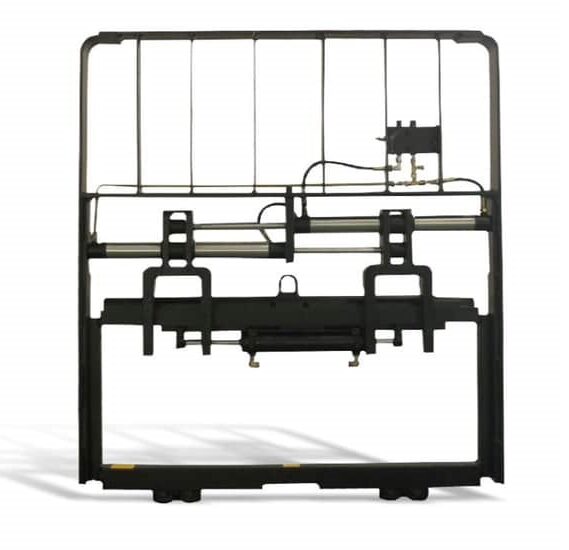 fork positioning two side handles and a top handle for easy carrying or maneuvering